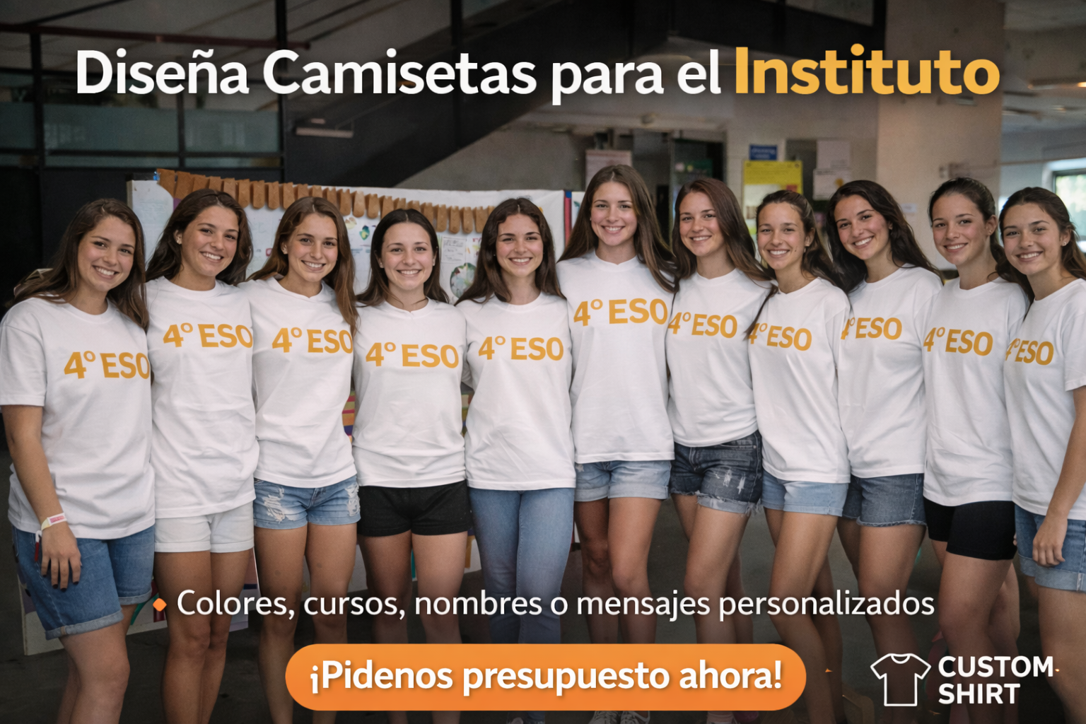 Camisetas para colegios e institutos